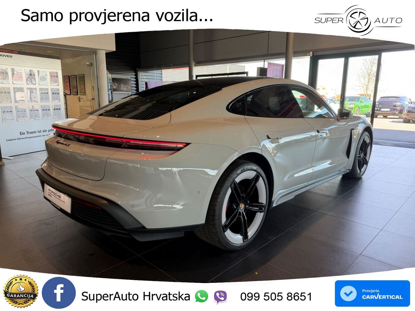 Porsche Taycan 4S 105 kWh (598 KS)
