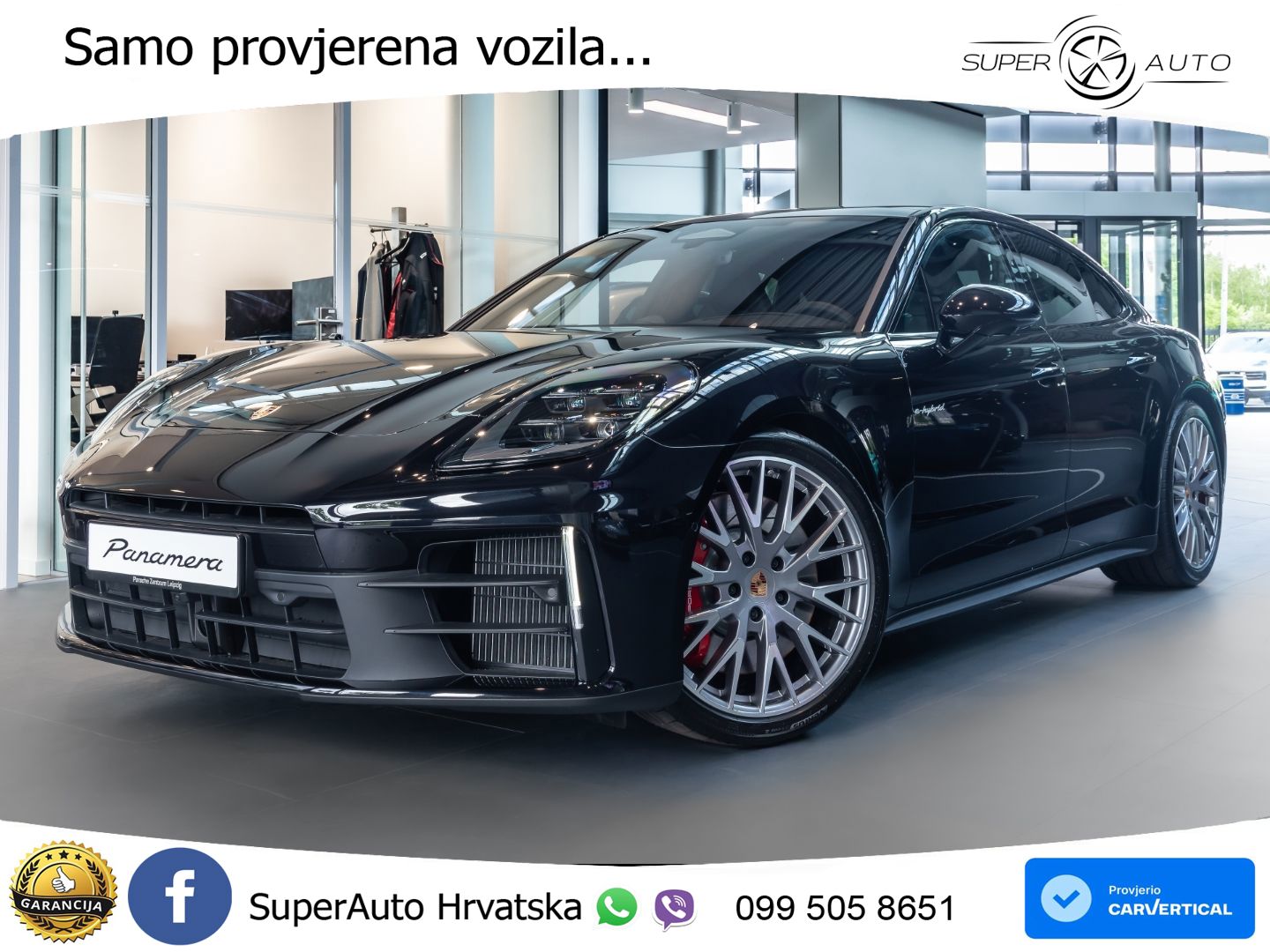 Porsche Panamera 4S 2.9 V6 (544 KS) E-Hybrid PDK ACC+HEAD+4xGR SJED+360+PANO