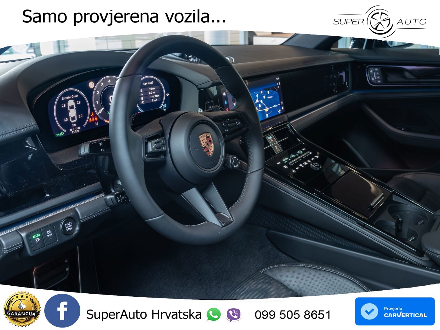 Porsche Panamera 4S 2.9 V6 (544 KS) E-Hybrid PDK ACC+HEAD+4xGR SJED+360+PANO