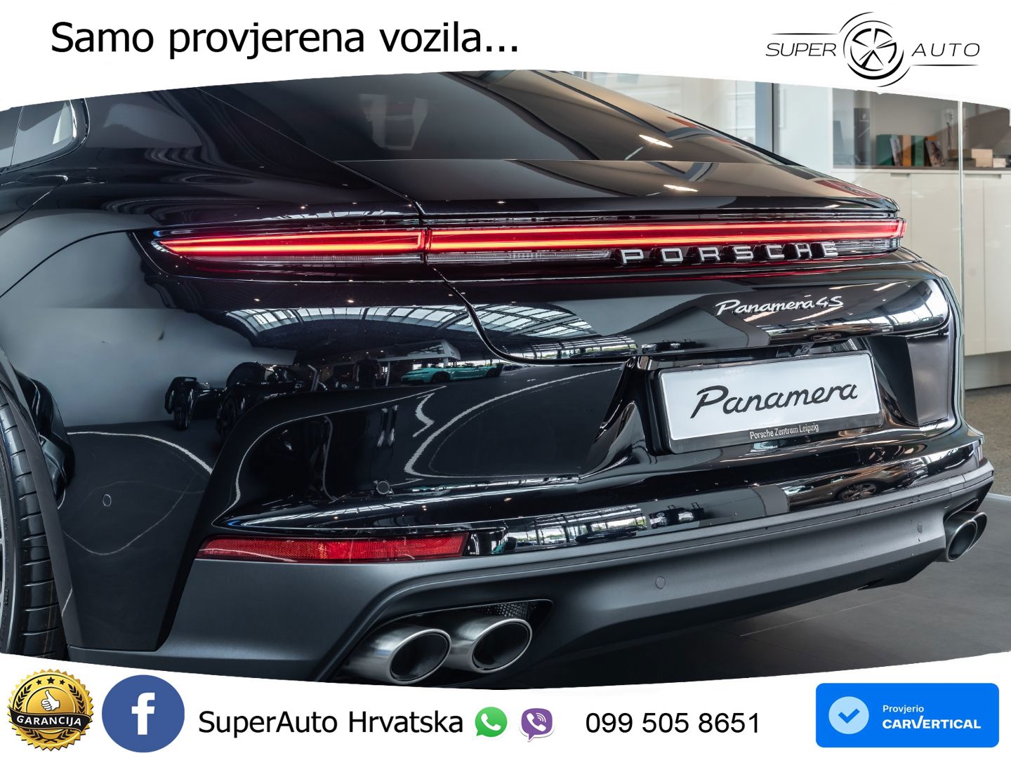 Porsche Panamera 4S 2.9 V6 (544 KS) E-Hybrid PDK ACC+HEAD+4xGR SJED+360+PANO