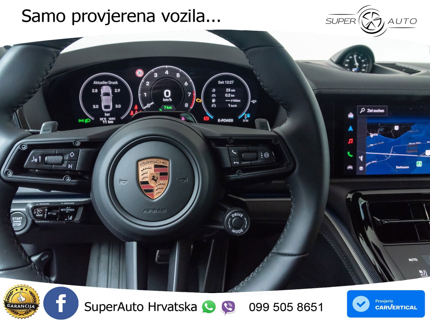 Porsche Panamera 4S 2.9 V6 (544 KS) E-Hybrid PDK ACC+HEAD+4xGR SJED+360+PANO