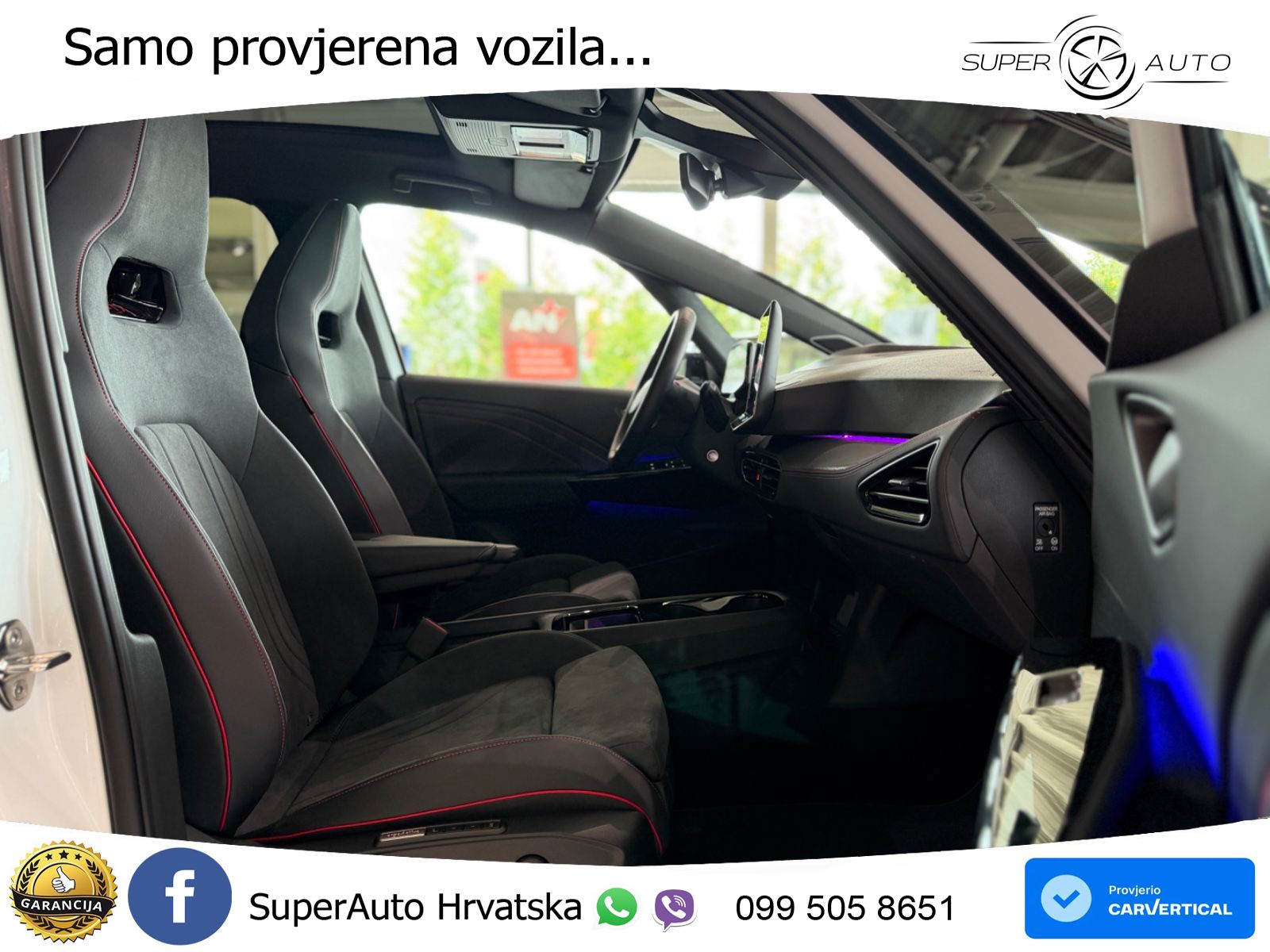 Volkswagen ID.3 GTX Performance 84 kWh (326 KS) LED+GR SJED+ACC