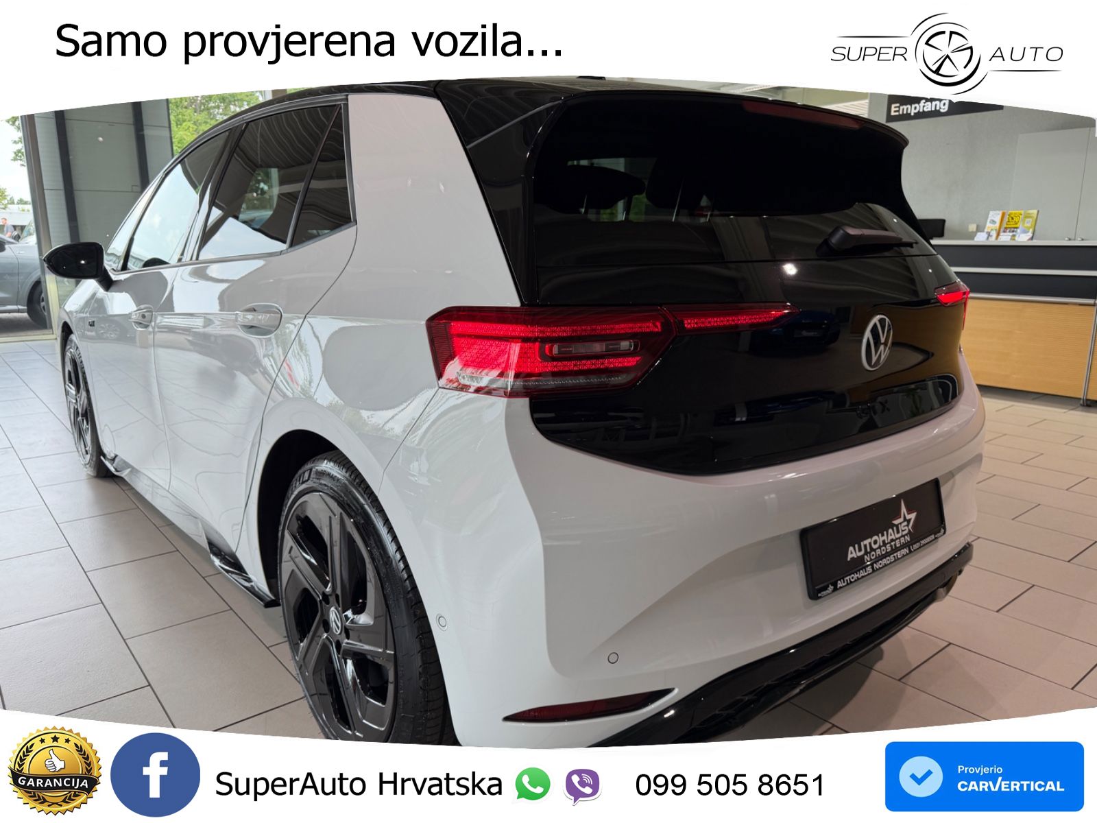 Volkswagen ID.3 GTX Performance 84 kWh (326 KS) LED+GR SJED+ACC
