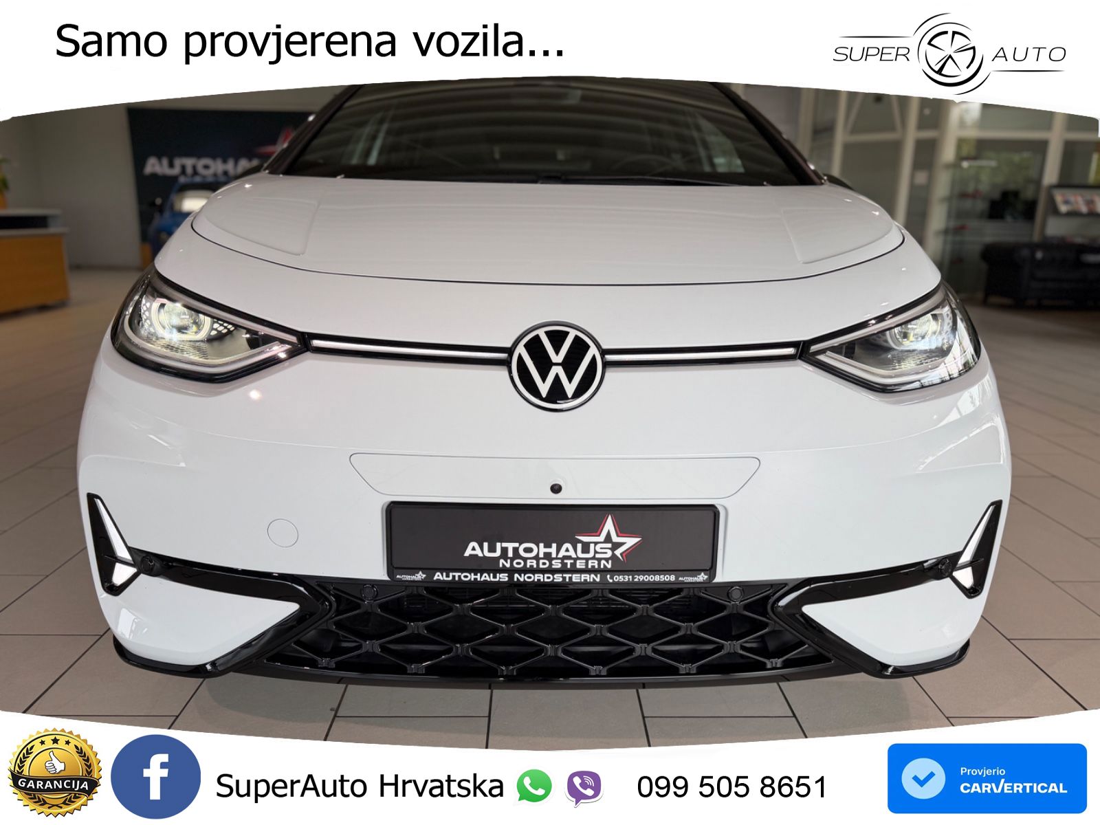 Volkswagen ID.3 GTX Performance 84 kWh (326 KS) LED+GR SJED+ACC