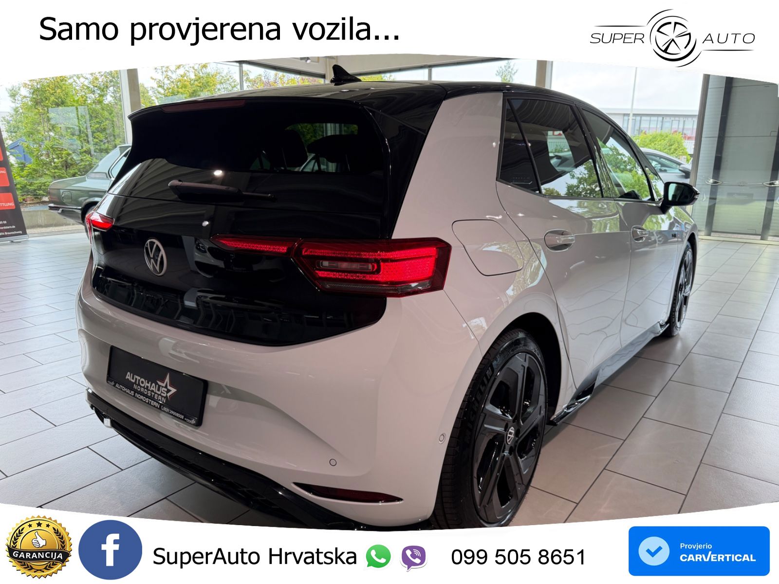 Volkswagen ID.3 GTX Performance 84 kWh (326 KS) LED+GR SJED+ACC