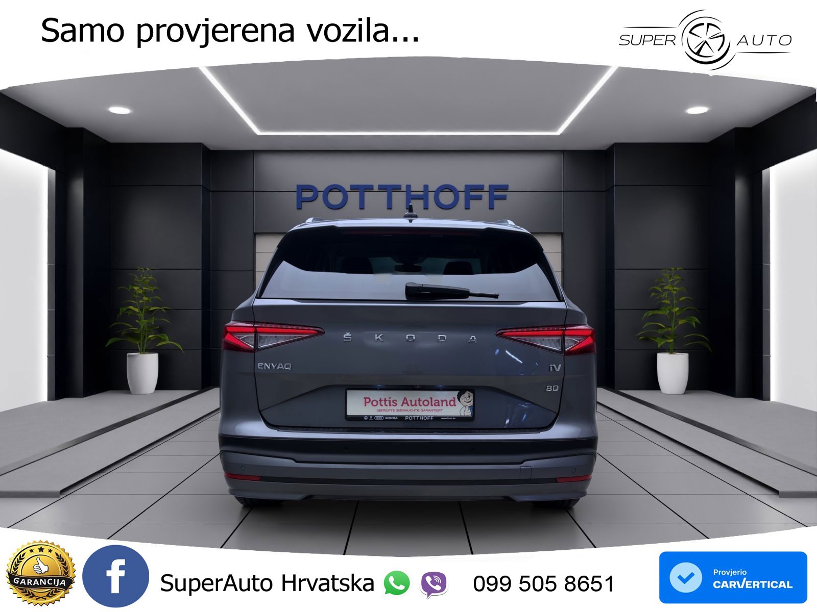Škoda Enyaq iV 80 82 kWh (204 KS) LED+GR SJED+ACC
