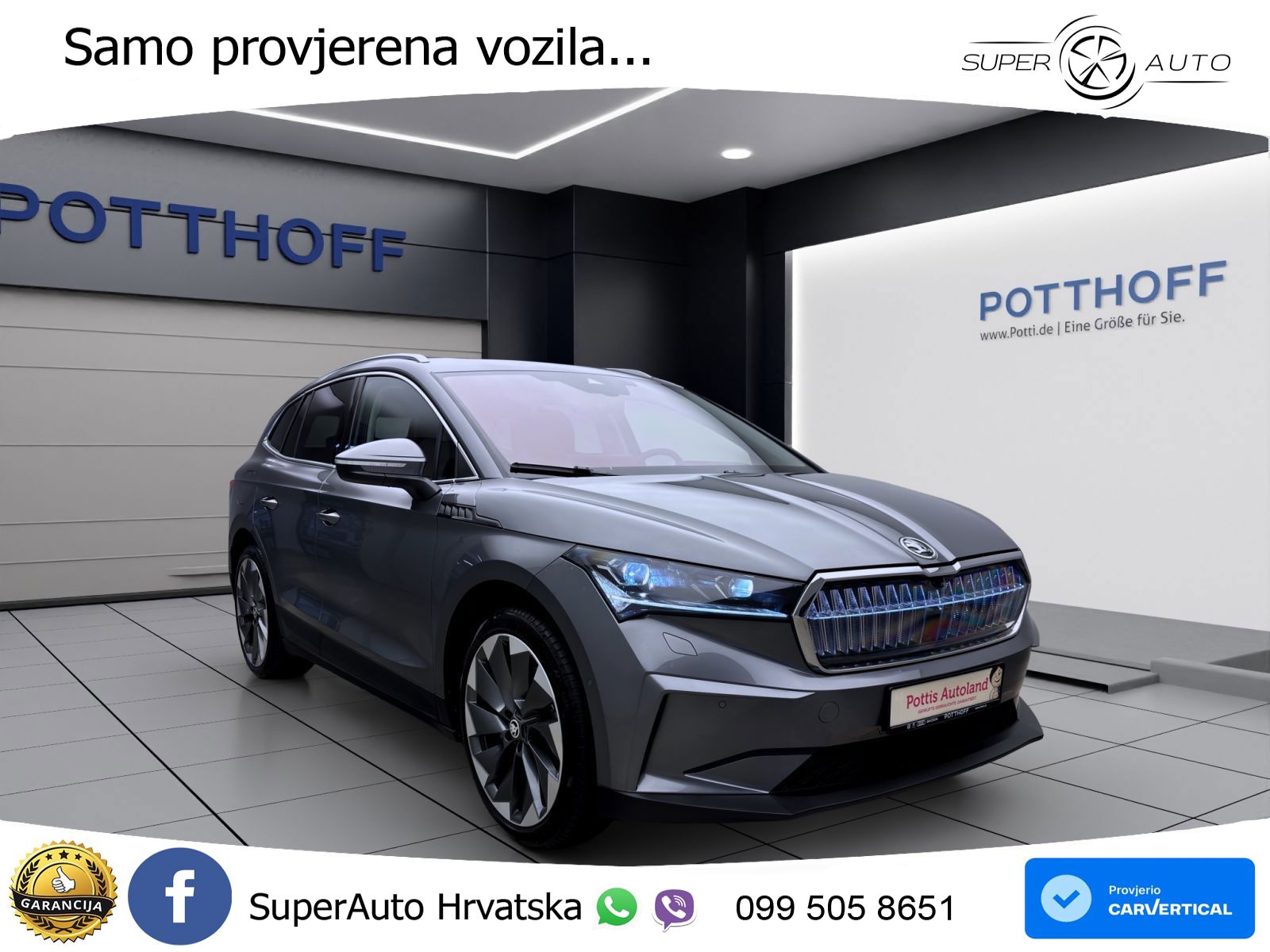 Škoda Enyaq iV 80 82 kWh (204 KS) LED+GR SJED+ACC