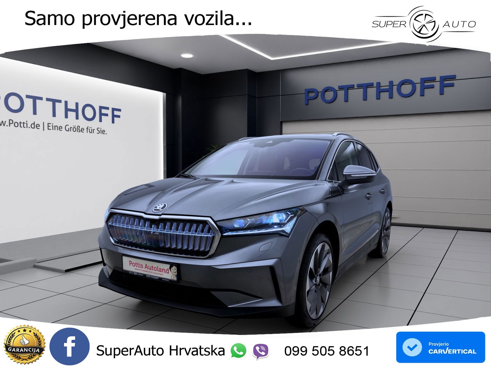 Škoda Enyaq iV 80 82 kWh (204 KS) LED+GR SJED+ACC