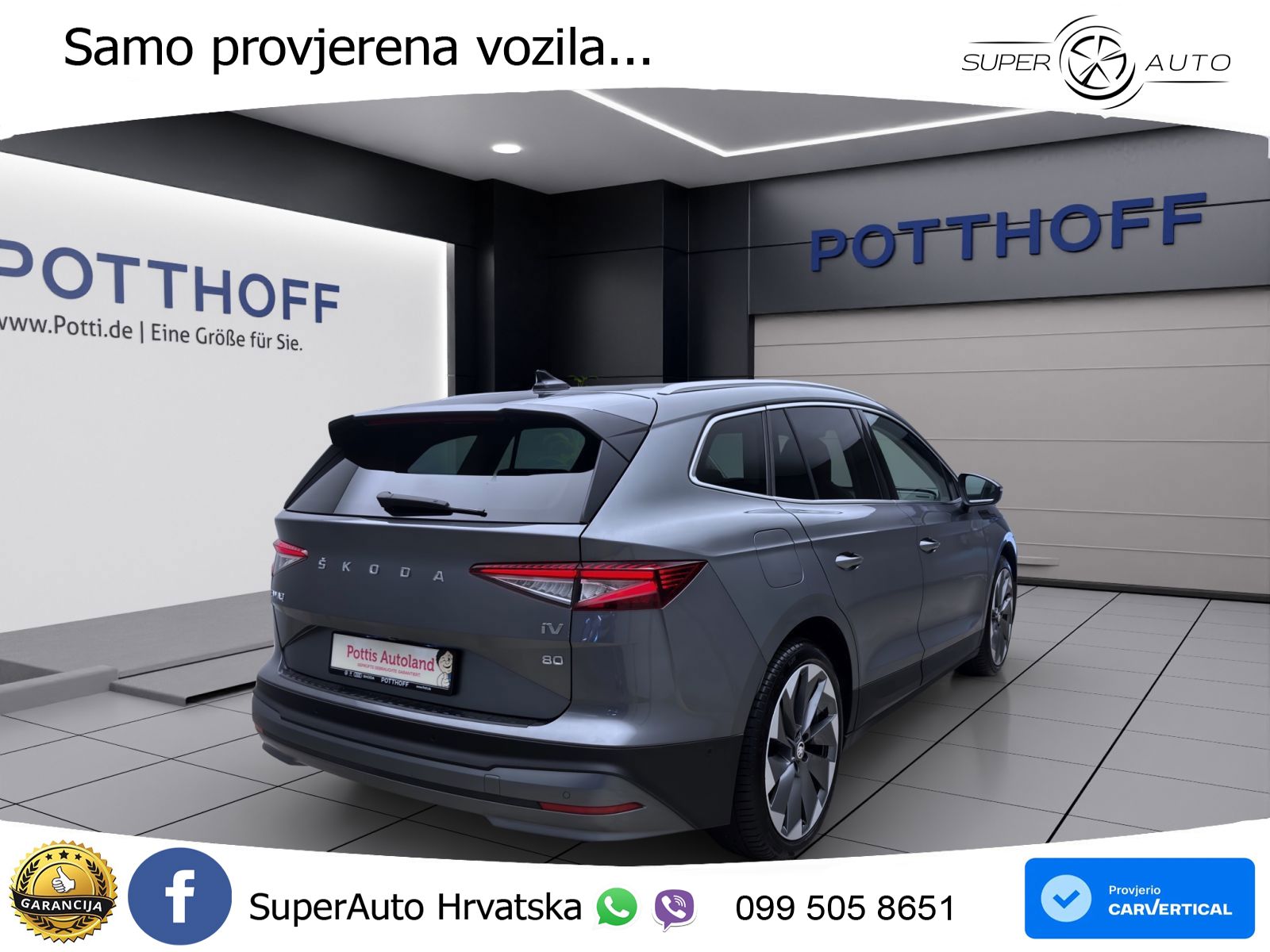 Škoda Enyaq iV 80 82 kWh (204 KS) LED+GR SJED+ACC