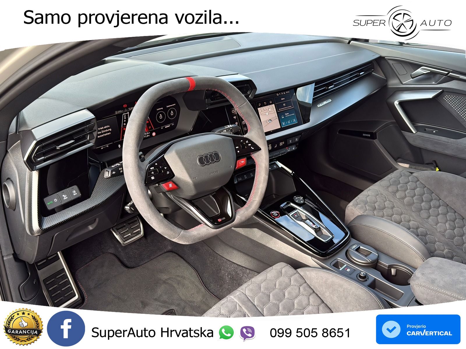 Audi RS3 Sedan 2.5 TFSI (400 KS) quattro S tronic LED+GR SJED+ACC