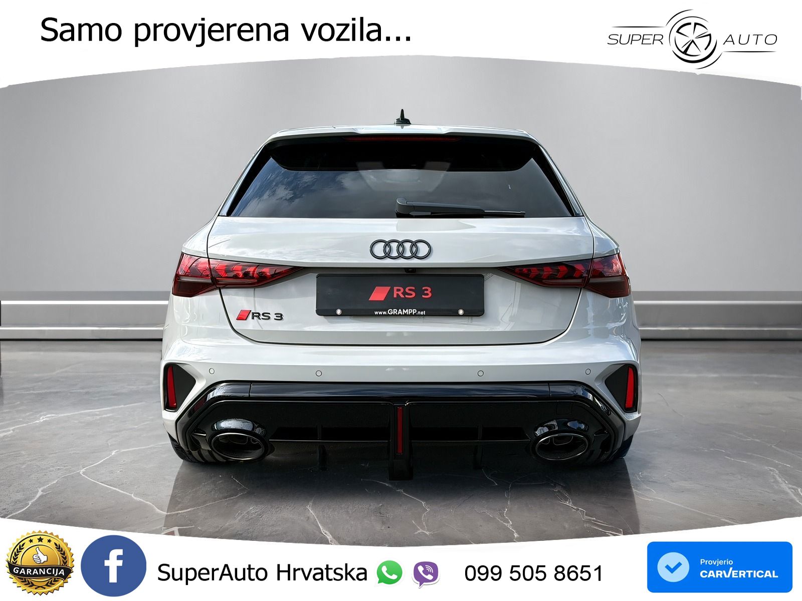 Audi RS3 Sedan 2.5 TFSI (400 KS) quattro S tronic LED+GR SJED+ACC