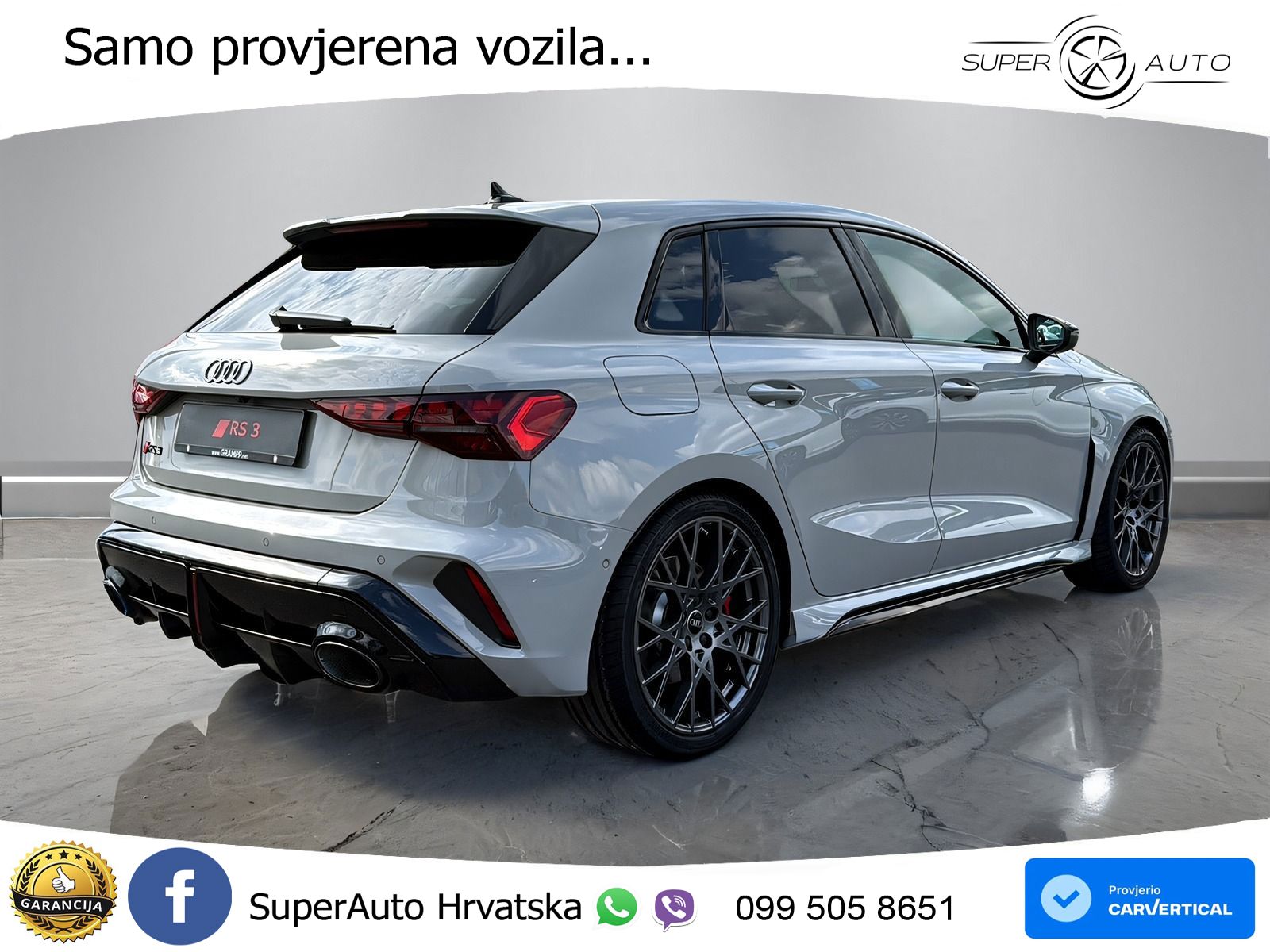 Audi RS3 Sedan 2.5 TFSI (400 KS) quattro S tronic LED+GR SJED+ACC