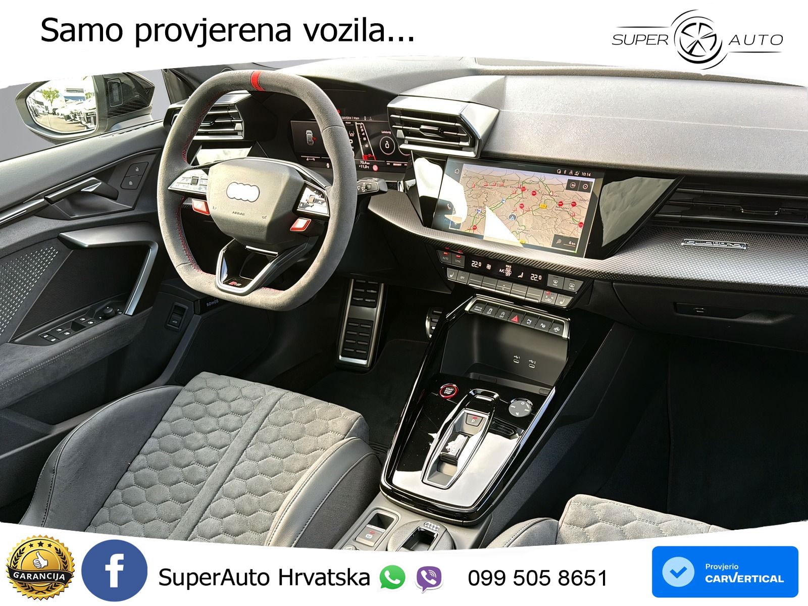Audi RS3 Sedan 2.5 TFSI (400 KS) quattro S tronic LED+GR SJED+ACC