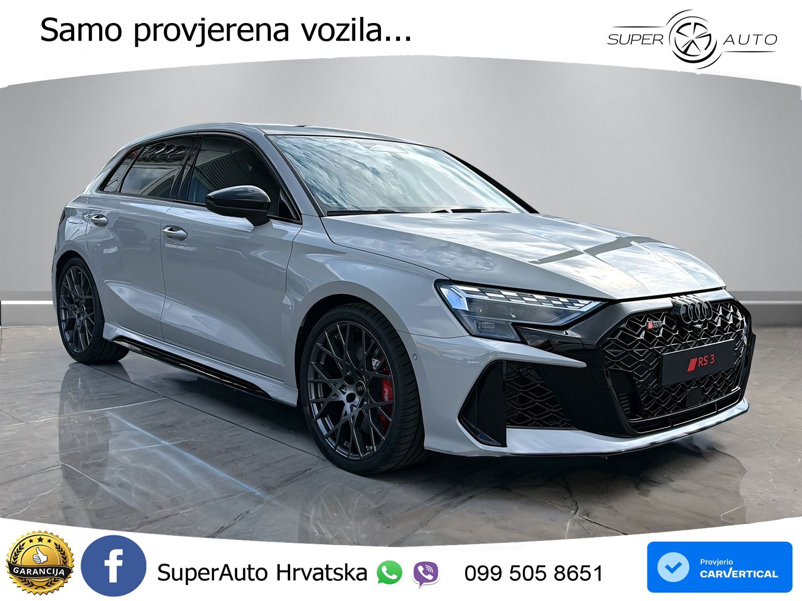 Audi RS3 Sedan 2.5 TFSI (400 KS) quattro S tronic LED+GR SJED+ACC