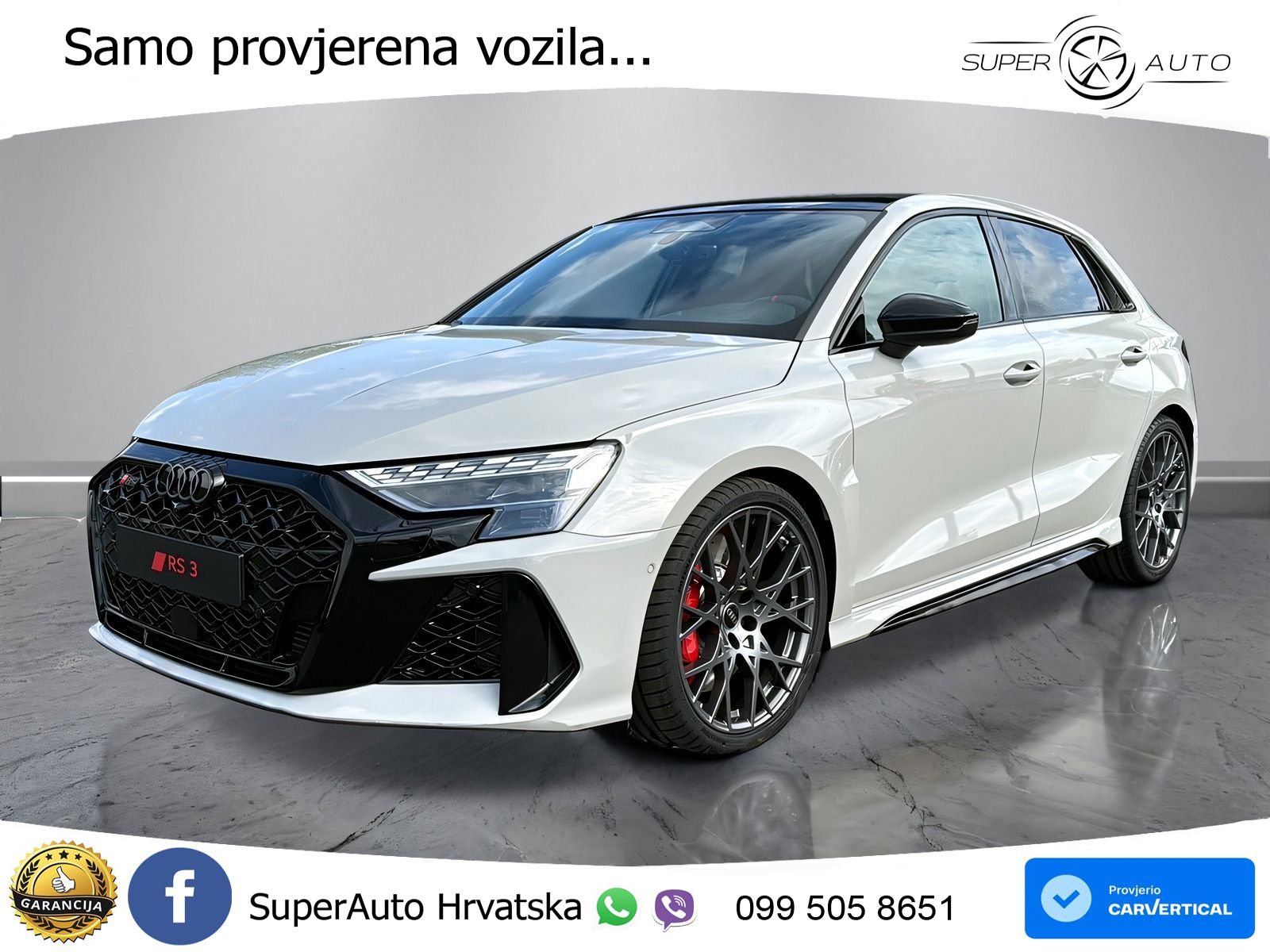 Audi RS3 Sedan 2.5 TFSI (400 KS) quattro S tronic LED+GR SJED+ACC