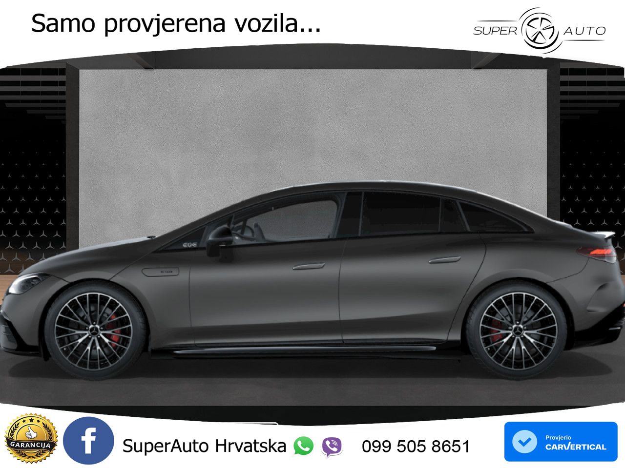 Mercedes EQE AMG 53 100 kWh (625 KS) 4MATIC+ ZRAČNI+ACC+GR SJED+360+PANO