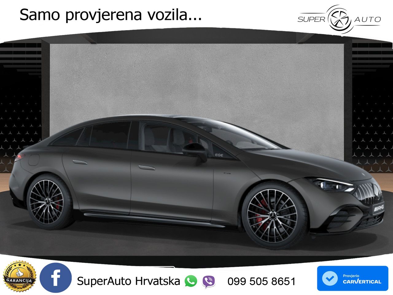 Mercedes EQE AMG 53 100 kWh (625 KS) 4MATIC+ ZRAČNI+ACC+GR SJED+360+PANO