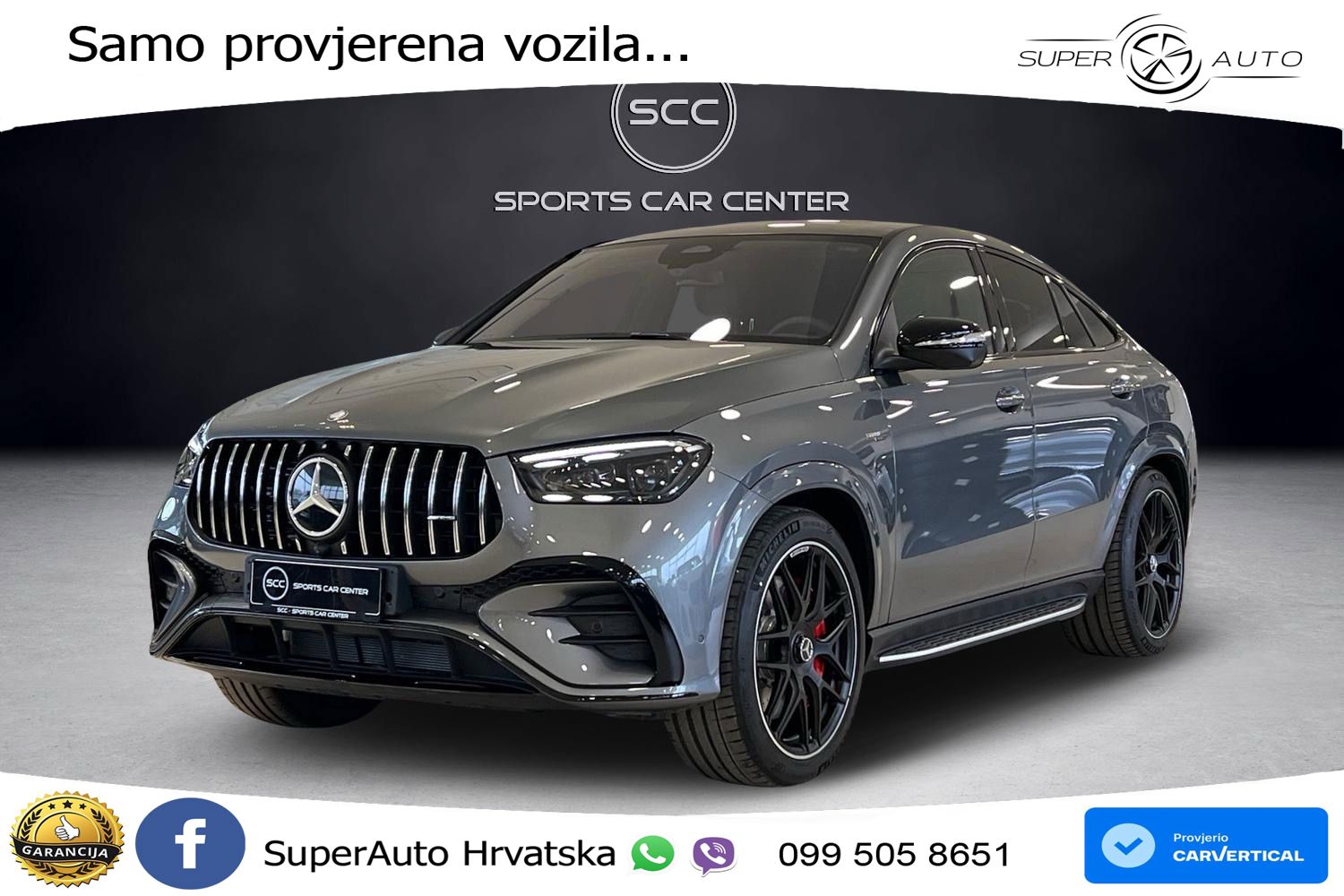Mercedes AMG GLE Coupe 53 (435 KS) EQ Boost 4MATIC+ AMG SPEEDSHIFT TCT 9G LED+GR SJED+ACC