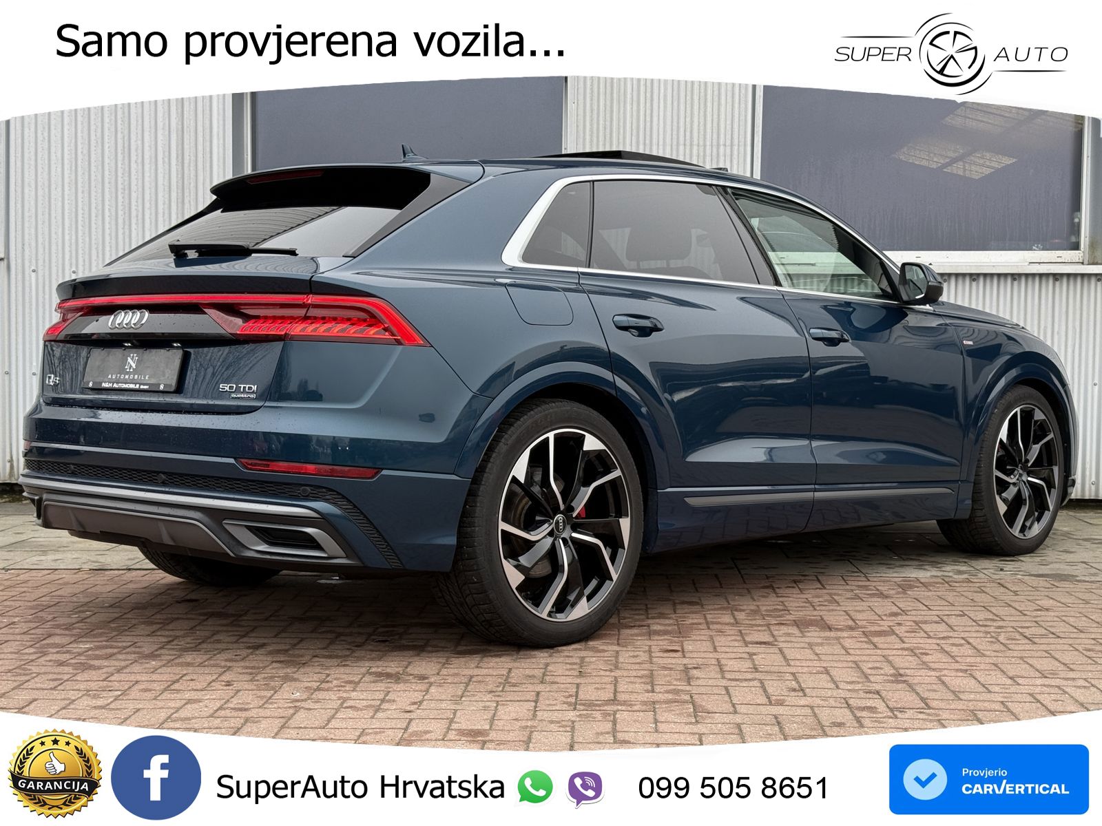 Audi Q8 50 TDI V6 (286 KS) quattro Tiptronic