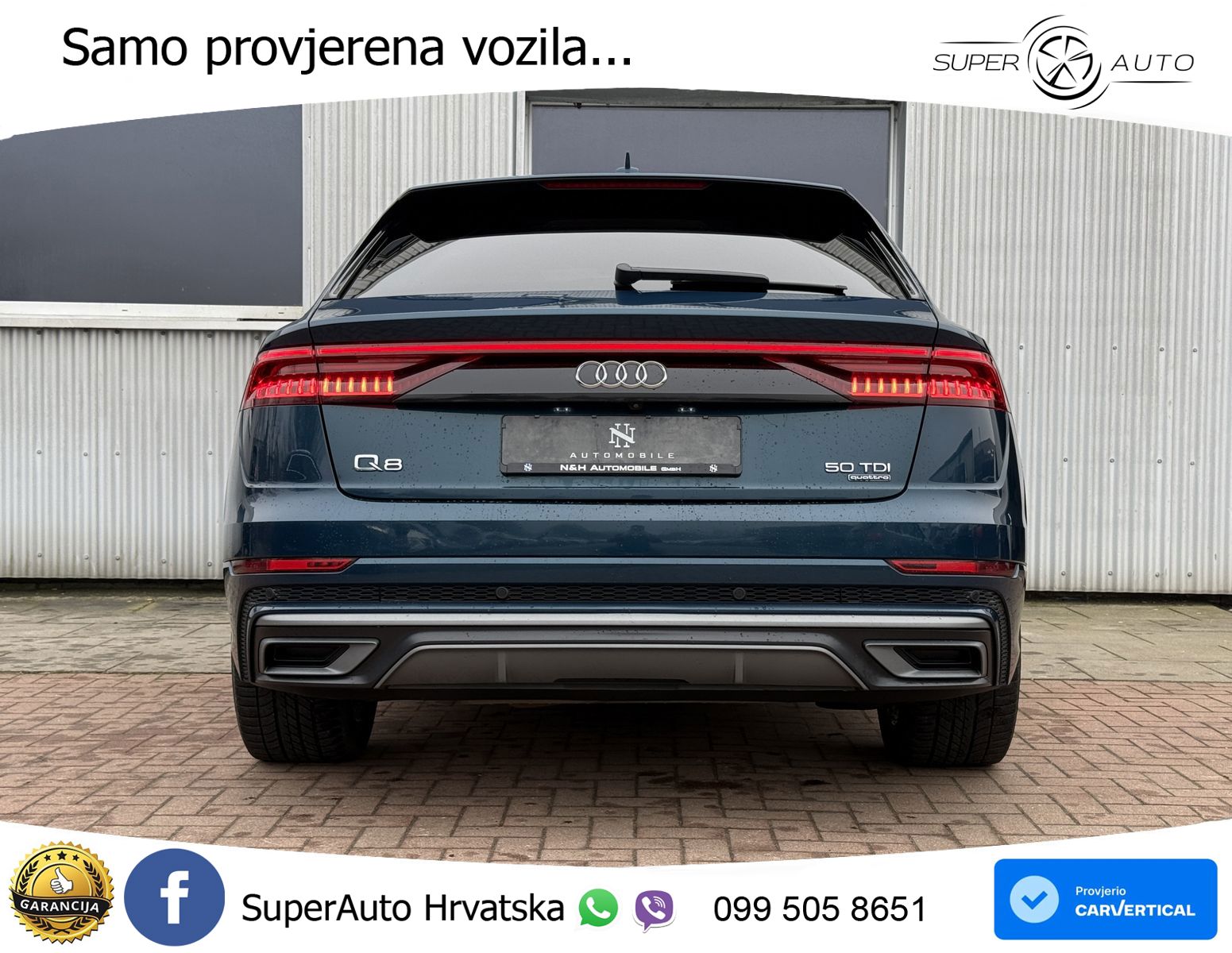 Audi Q8 50 TDI V6 (286 KS) quattro Tiptronic