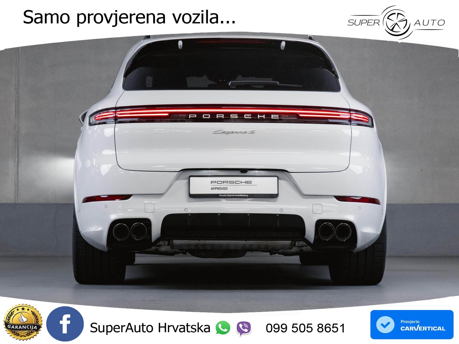 Porsche Cayenne S 4.0 V8 (474 KS) Tiptronic S