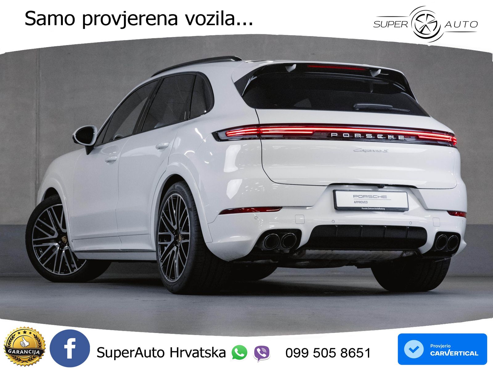 Porsche Cayenne S 4.0 V8 (474 KS) Tiptronic S