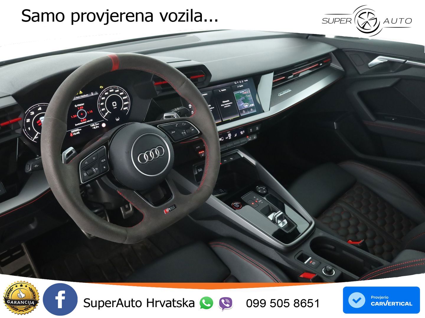 Audi RS3 Sportback 2.5 TFSI (400 KS) quattro S tronic LED+GR SJED+ACC