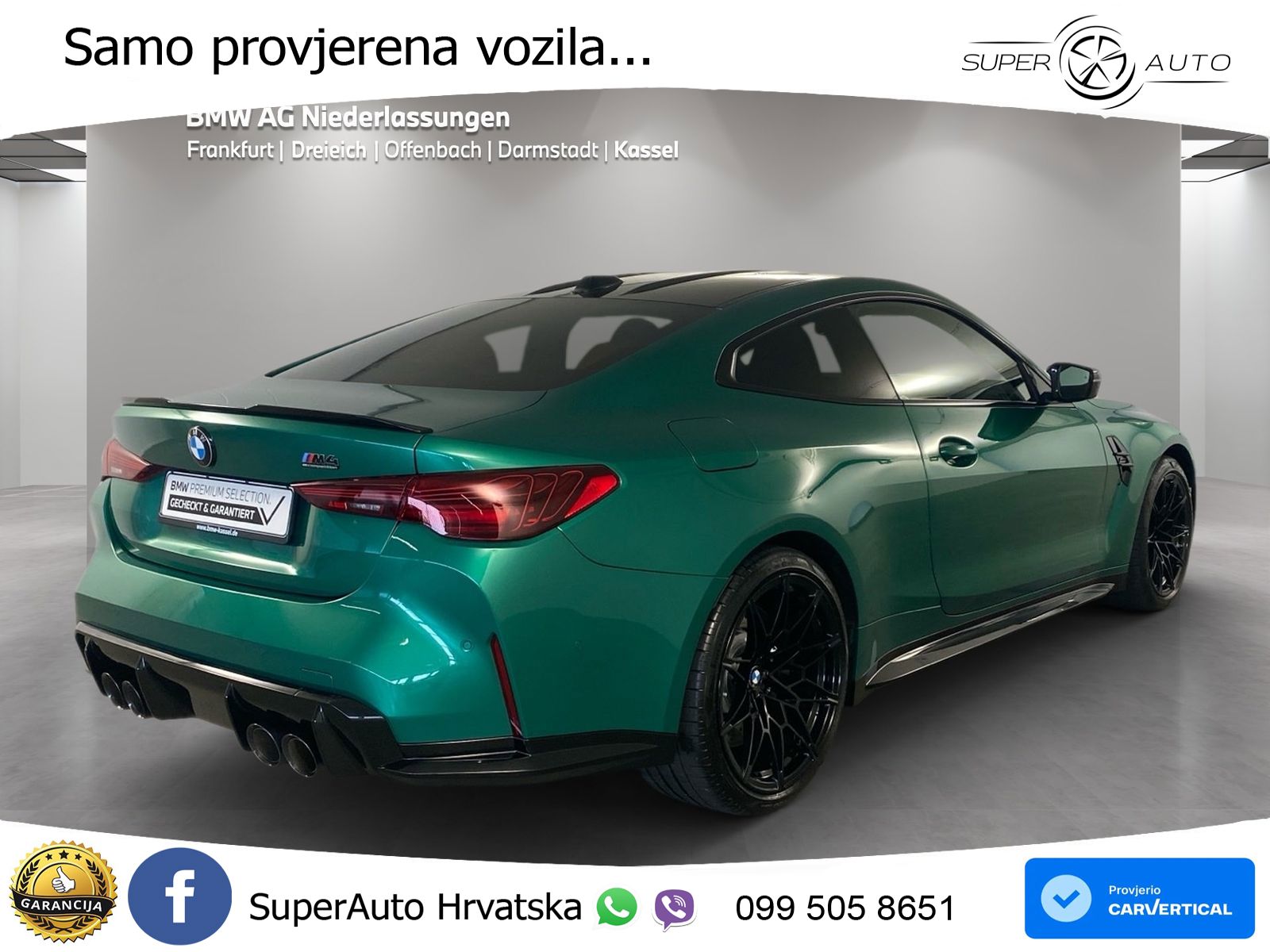 BMW M4 Competition 3.0 (530 KS) xDrive Steptronic LED+GR SJED+ACC