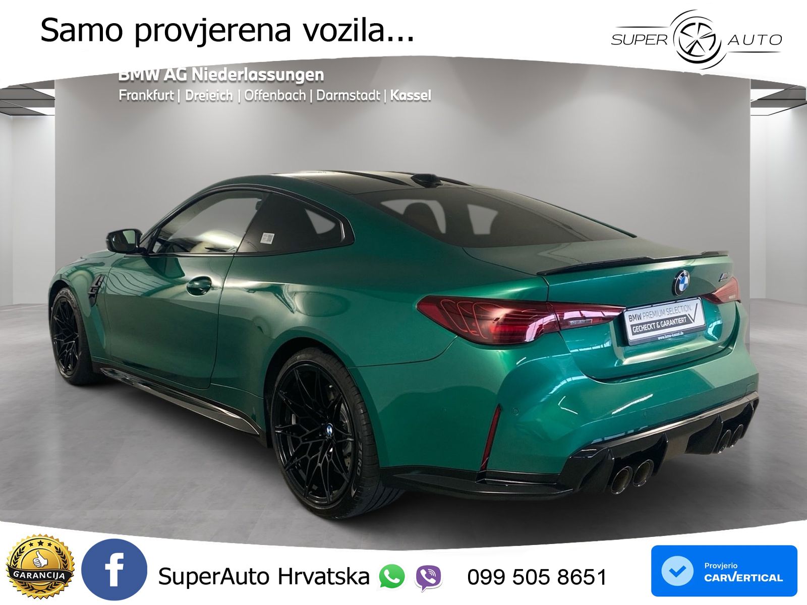 BMW M4 Competition 3.0 (530 KS) xDrive Steptronic LED+GR SJED+ACC