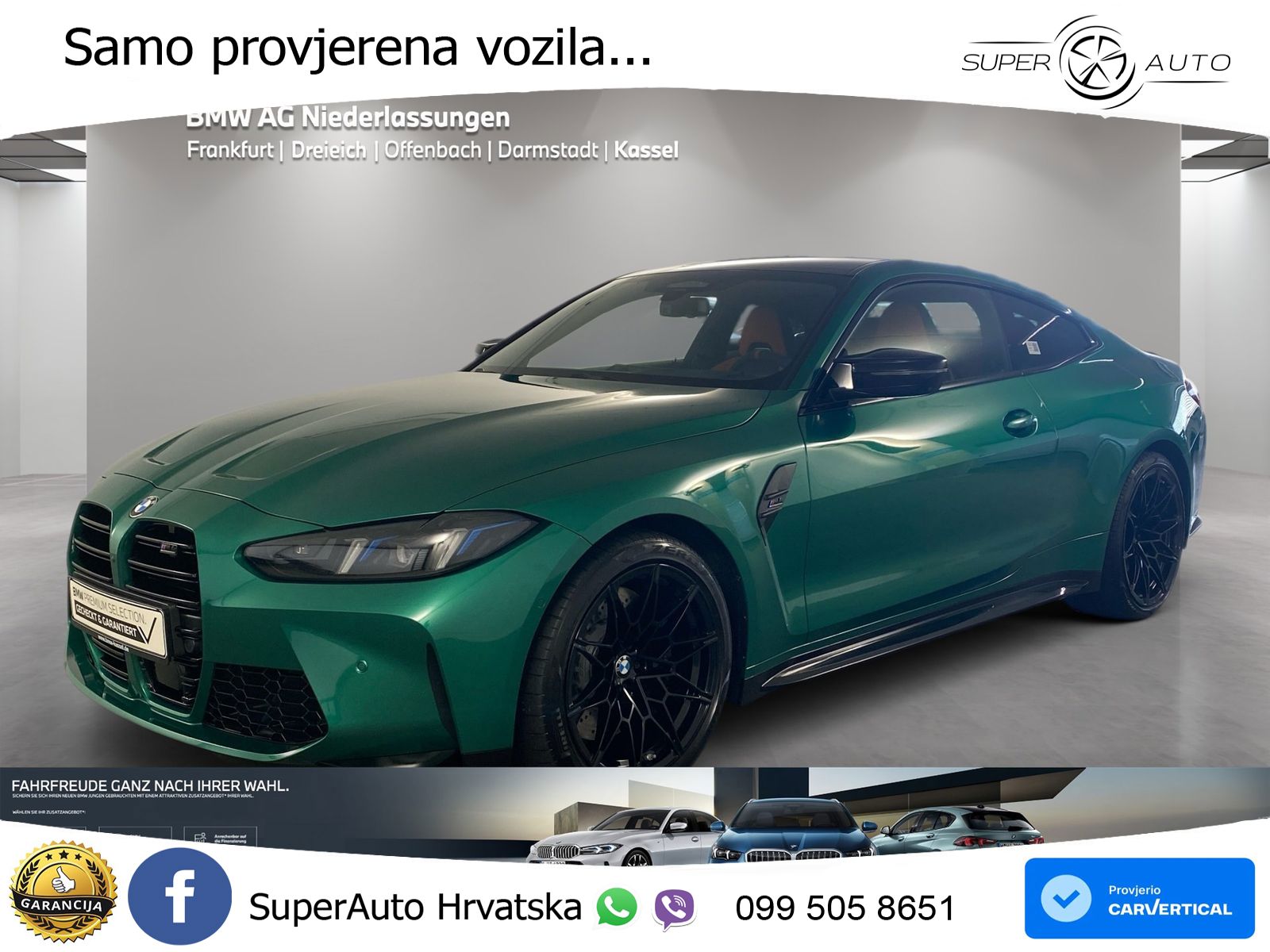BMW M4 Competition 3.0 (530 KS) xDrive Steptronic LED+GR SJED+ACC
