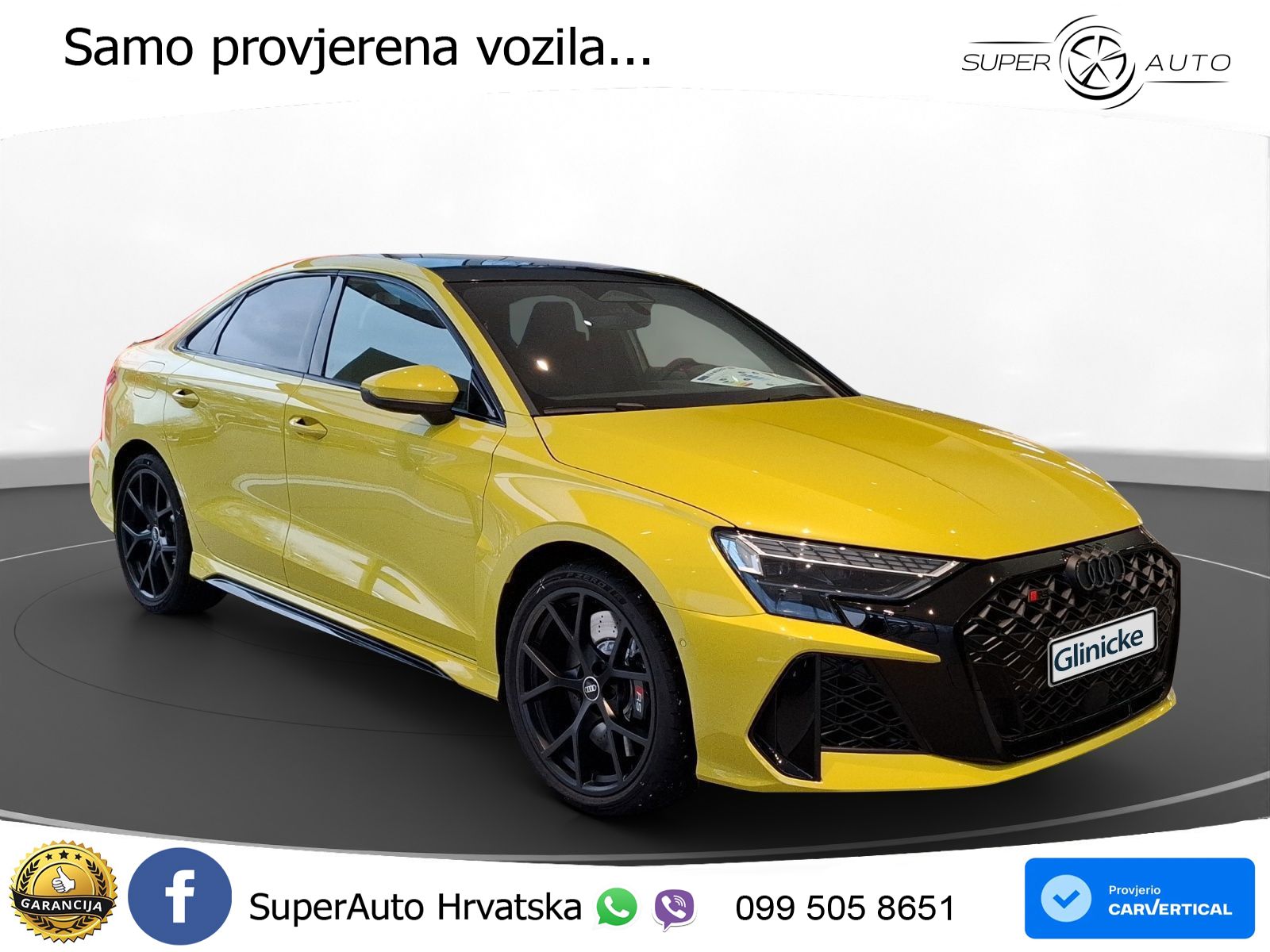 Audi RS3 Sedan 2.5 TFSI (400 KS) quattro S tronic LED+GR SJED+ACC
