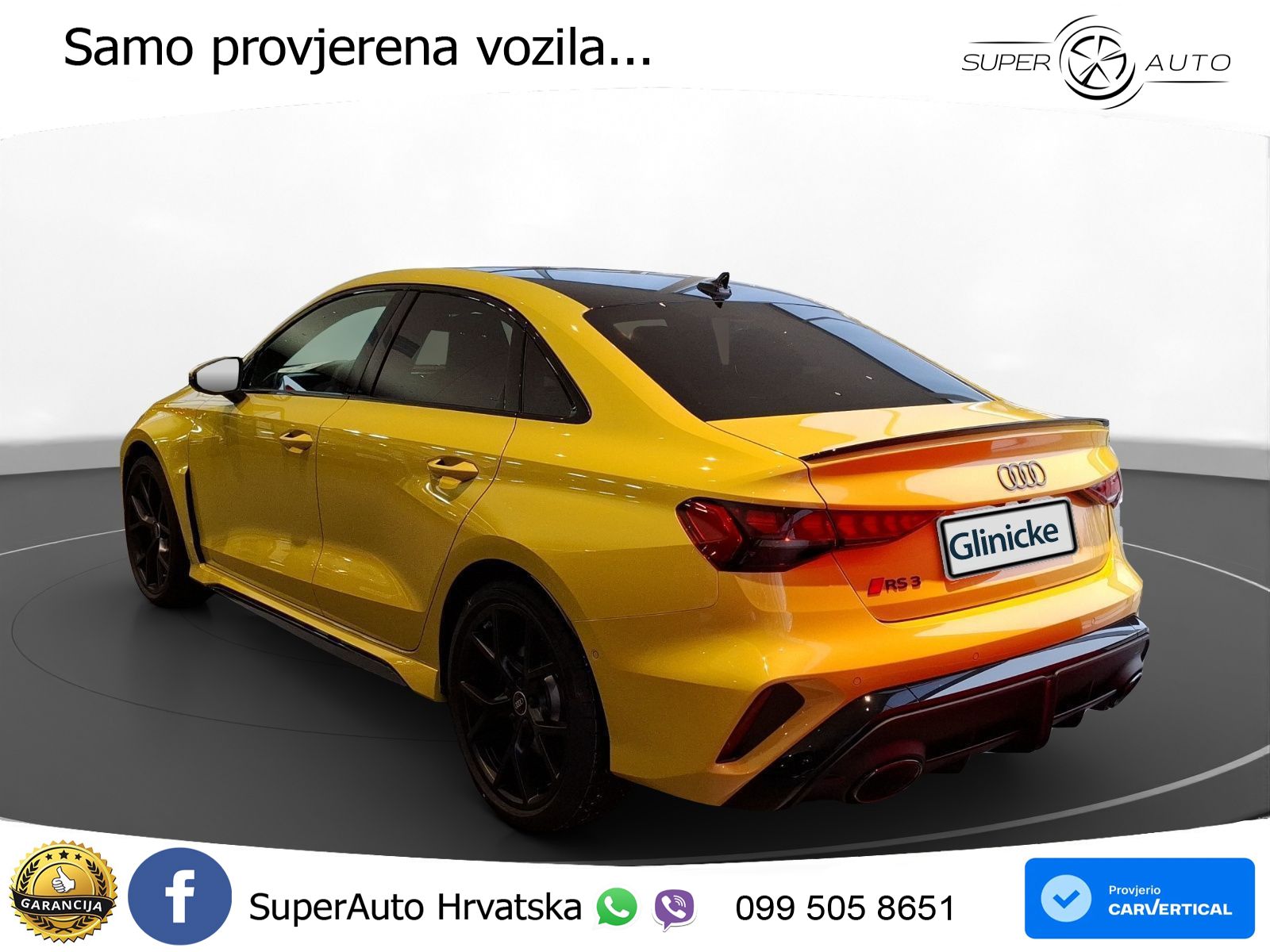 Audi RS3 Sedan 2.5 TFSI (400 KS) quattro S tronic LED+GR SJED+ACC