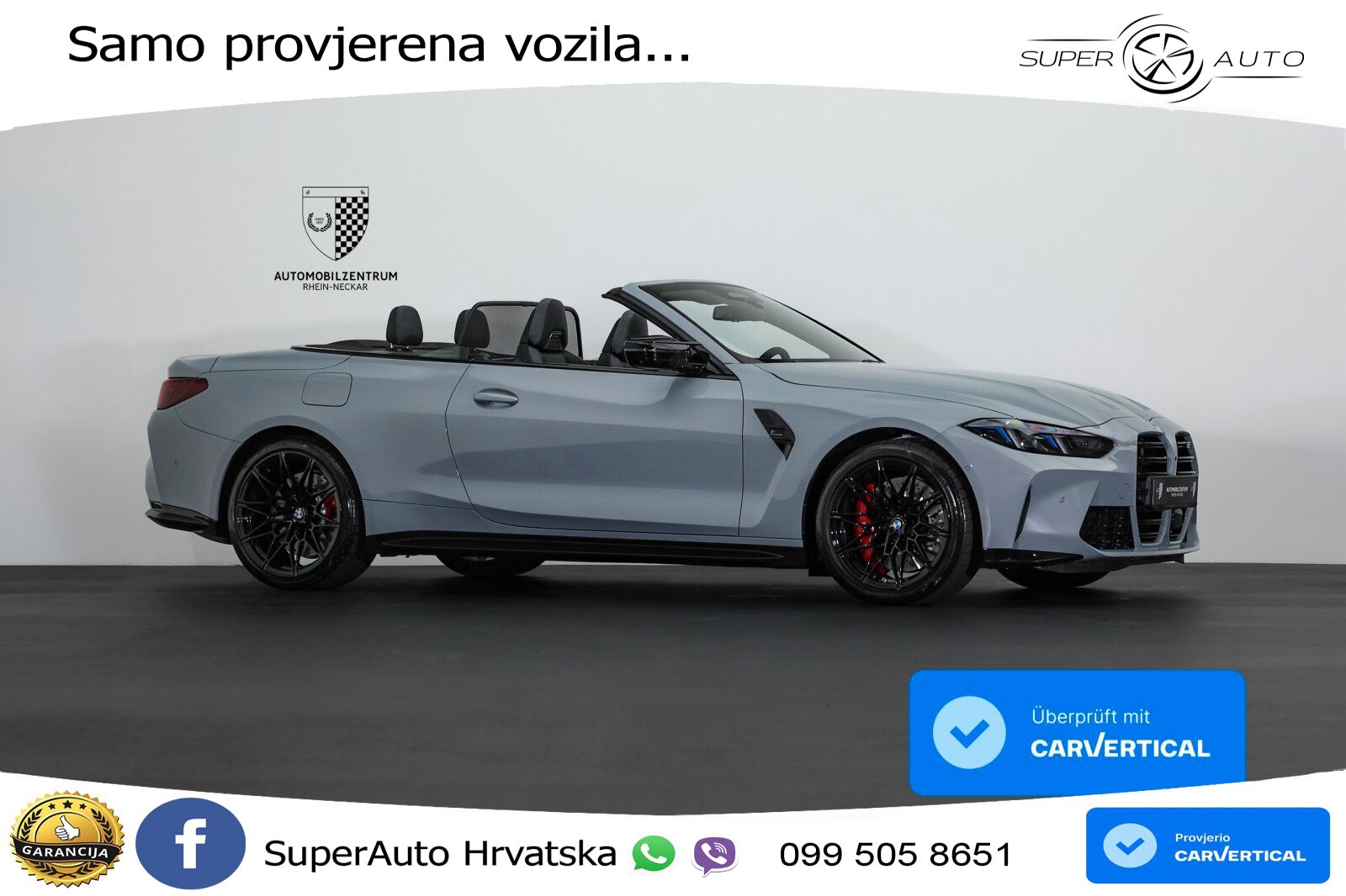 BMW M4 Convertible Competition 3.0 (530 KS) xDrive Steptronic LED+GR SJED+ACC