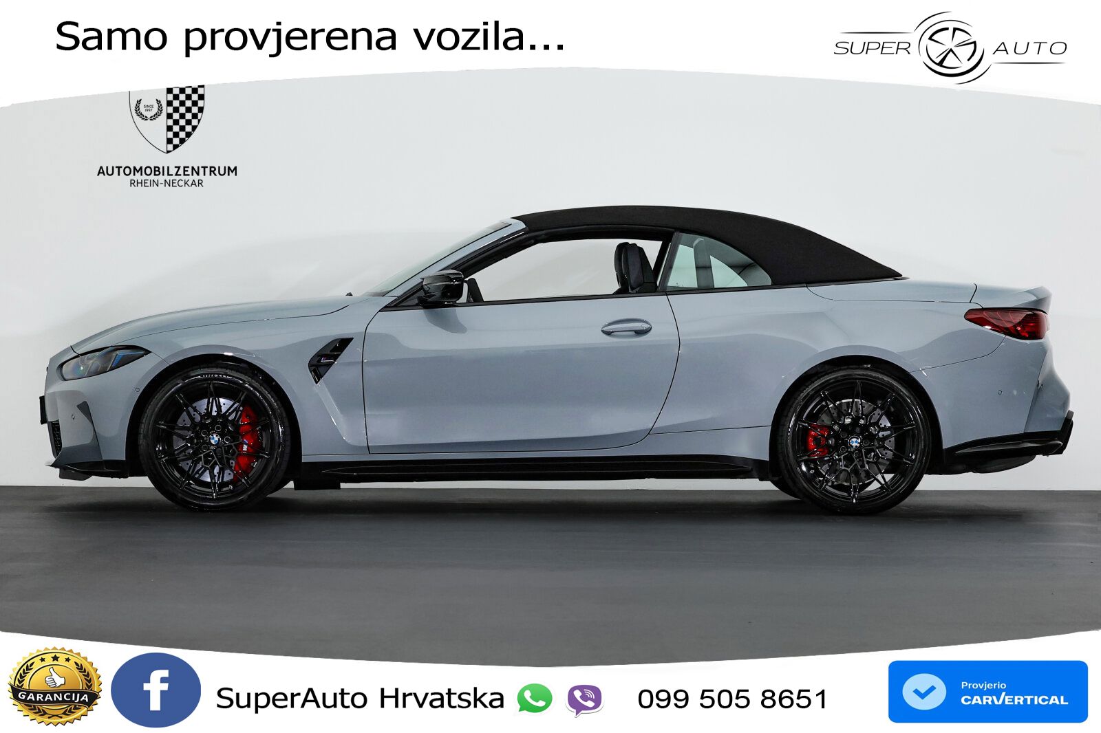 BMW M4 Convertible Competition 3.0 (530 KS) xDrive Steptronic LED+GR SJED+ACC