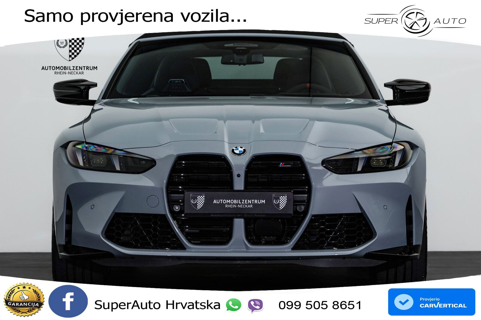 BMW M4 Convertible Competition 3.0 (530 KS) xDrive Steptronic LED+GR SJED+ACC