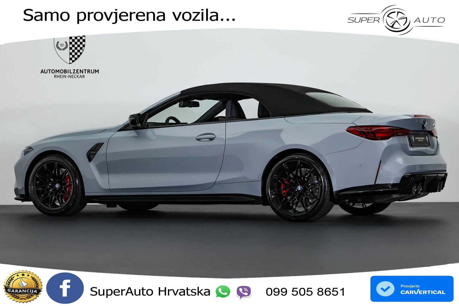 BMW M4 Convertible Competition 3.0 (530 KS) xDrive Steptronic LED+GR SJED+ACC