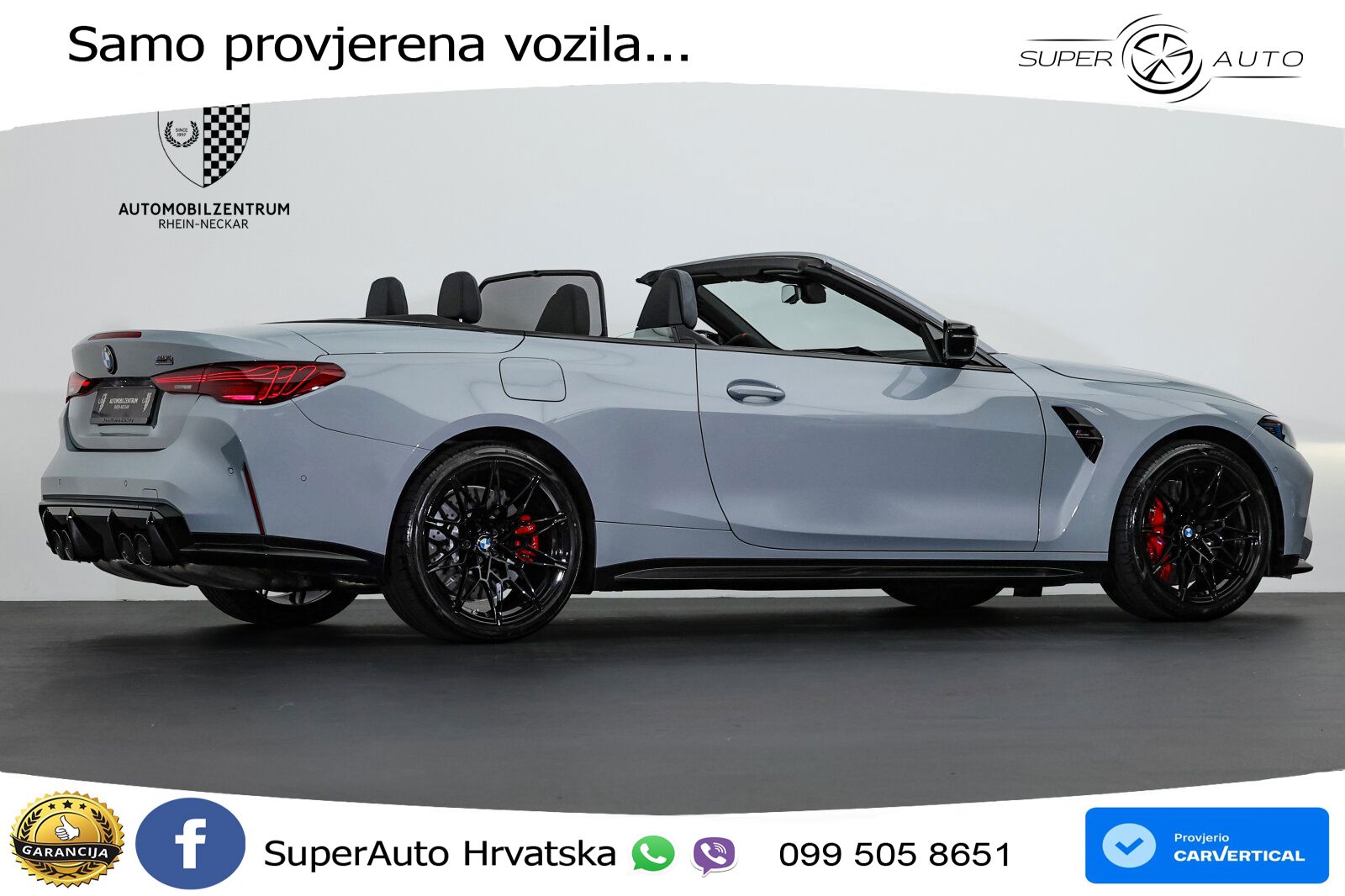 BMW M4 Convertible Competition 3.0 (530 KS) xDrive Steptronic LED+GR SJED+ACC