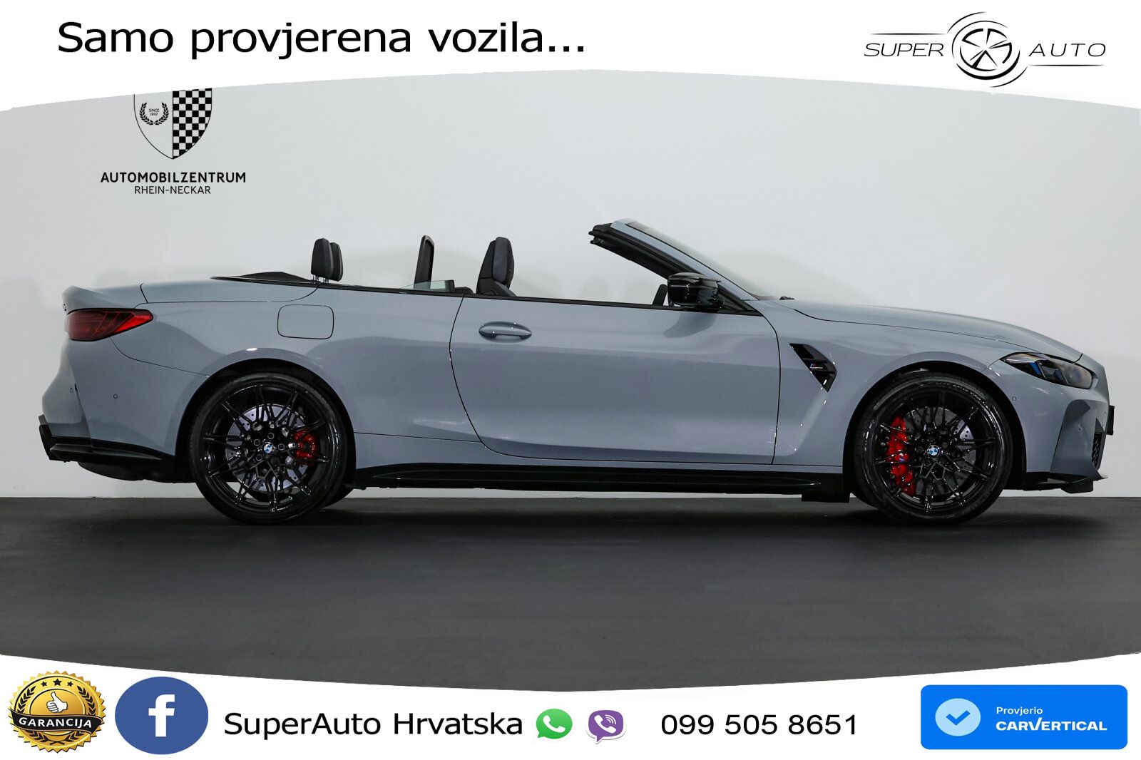BMW M4 Convertible Competition 3.0 (530 KS) xDrive Steptronic LED+GR SJED+ACC