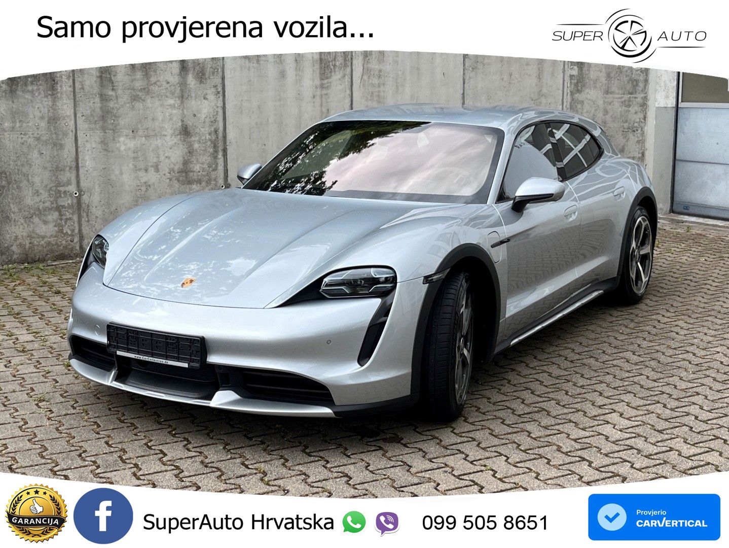 Porsche Taycan Cross Turismo Turbo 93.4 kWh (680 KS)