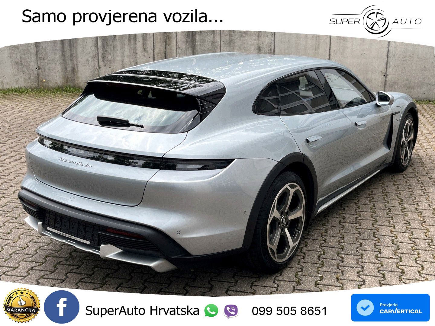Porsche Taycan Cross Turismo Turbo 93.4 kWh (680 KS)