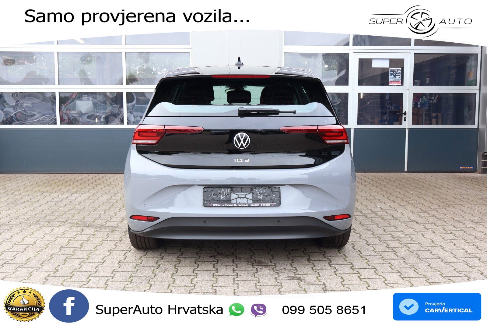 Volkswagen ID.3 Pro 62 kWh (204 KS) LED+GR SJED+ACC