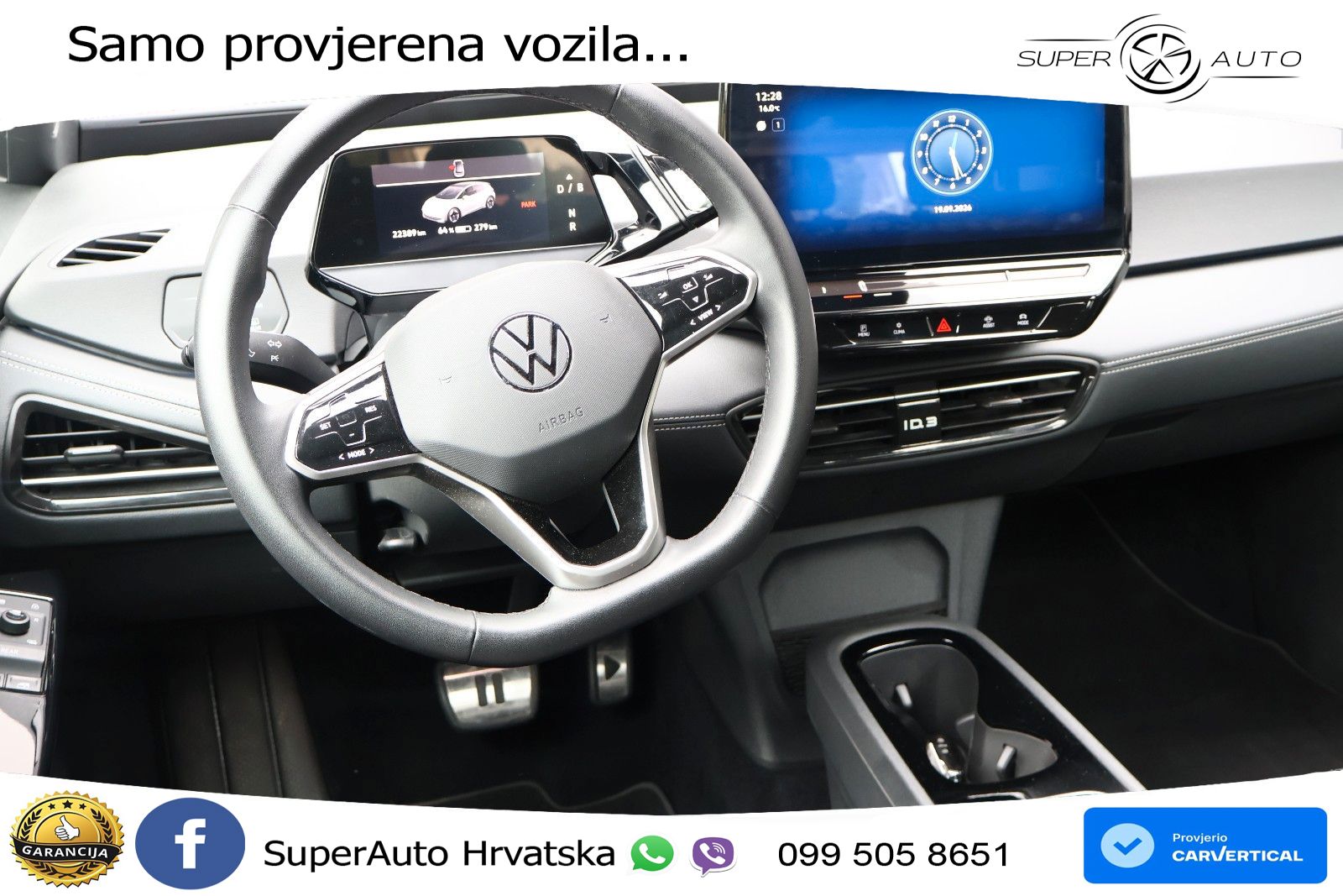 Volkswagen ID.3 Pro 62 kWh (204 KS) LED+GR SJED+ACC