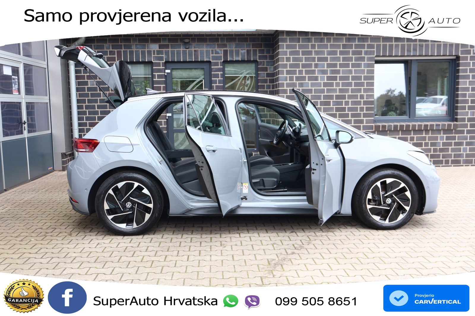 Volkswagen ID.3 Pro 62 kWh (204 KS) LED+GR SJED+ACC