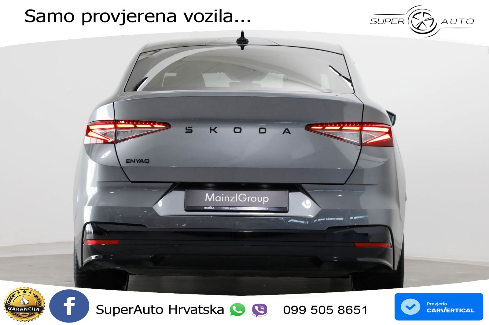 Škoda Enyaq Coupe iV 85 82 kWh (286 KS) SportLine LED+GR SJED+ACC