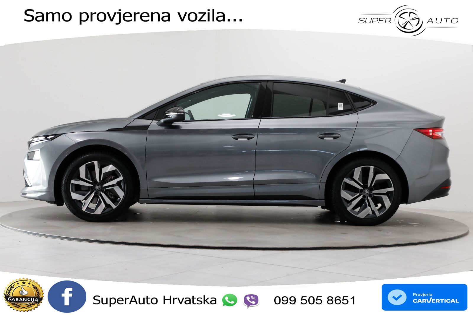 Škoda Enyaq Coupe iV 85 82 kWh (286 KS) SportLine LED+GR SJED+ACC