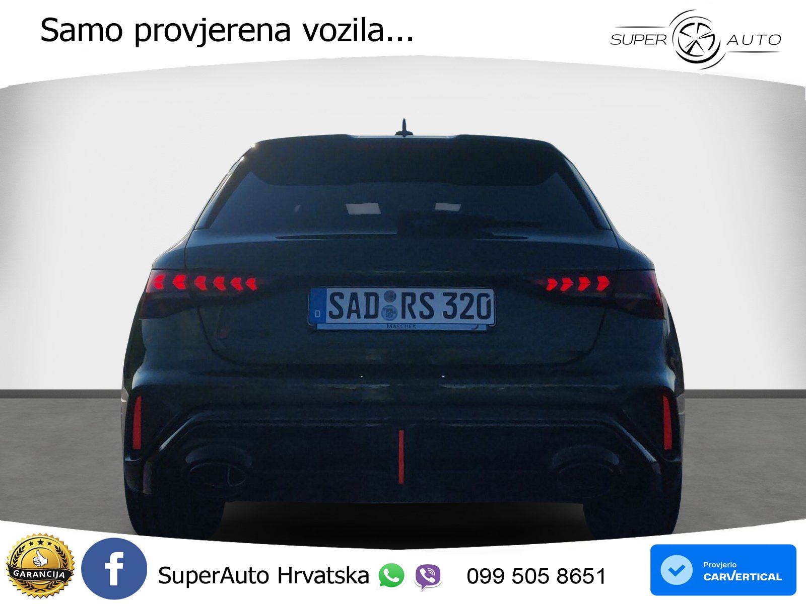 Audi RS3 Sedan 2.5 TFSI (400 KS) quattro S tronic LED+GR SJED+ACC
