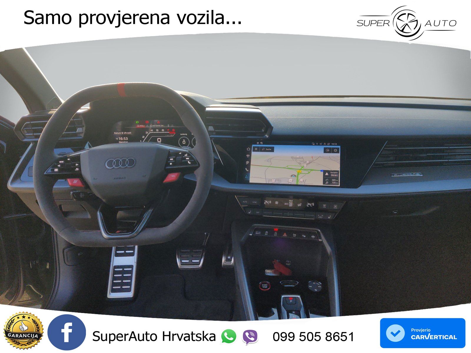 Audi RS3 Sedan 2.5 TFSI (400 KS) quattro S tronic LED+GR SJED+ACC