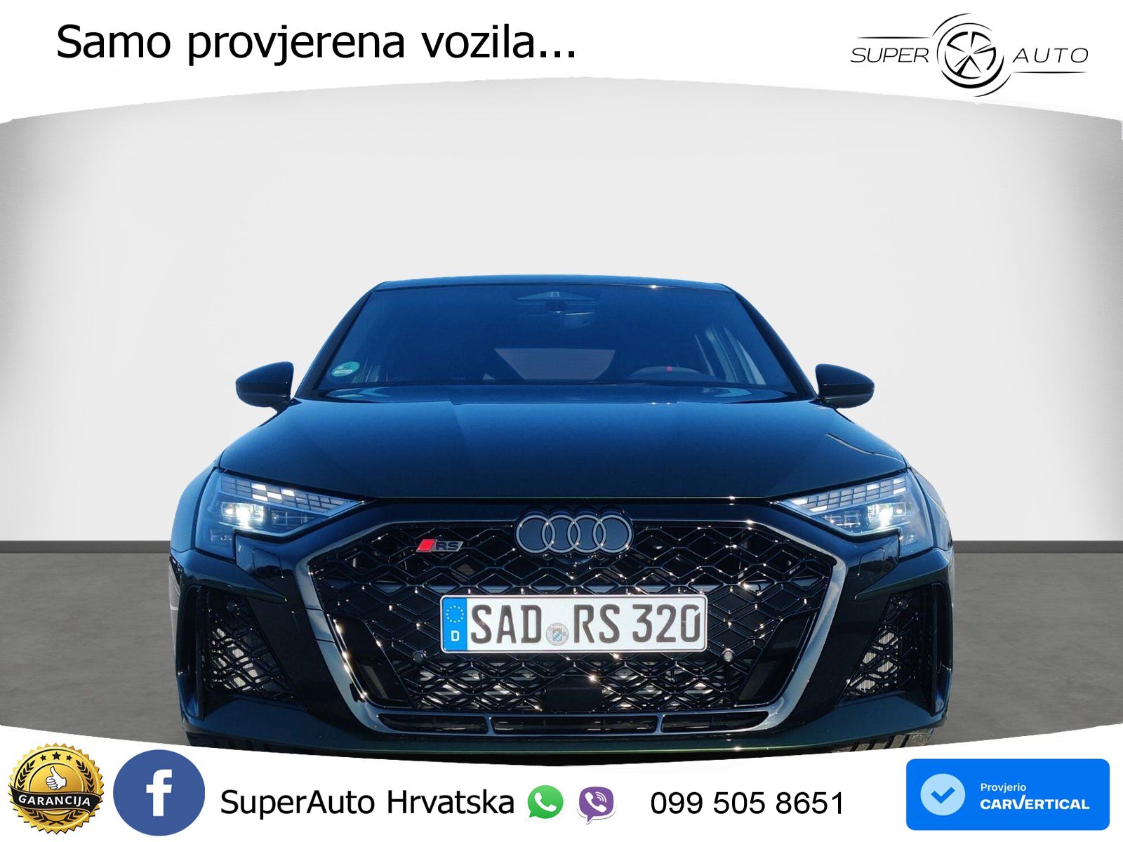 Audi RS3 Sedan 2.5 TFSI (400 KS) quattro S tronic LED+GR SJED+ACC