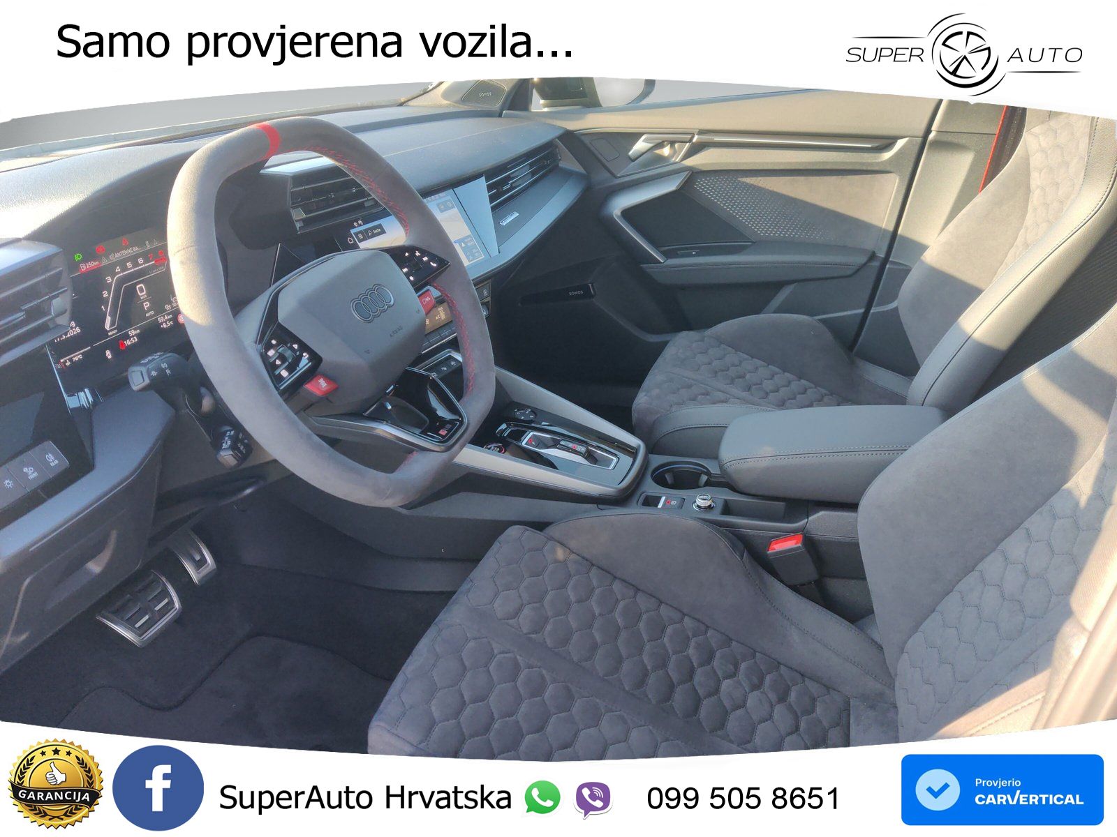 Audi RS3 Sedan 2.5 TFSI (400 KS) quattro S tronic LED+GR SJED+ACC