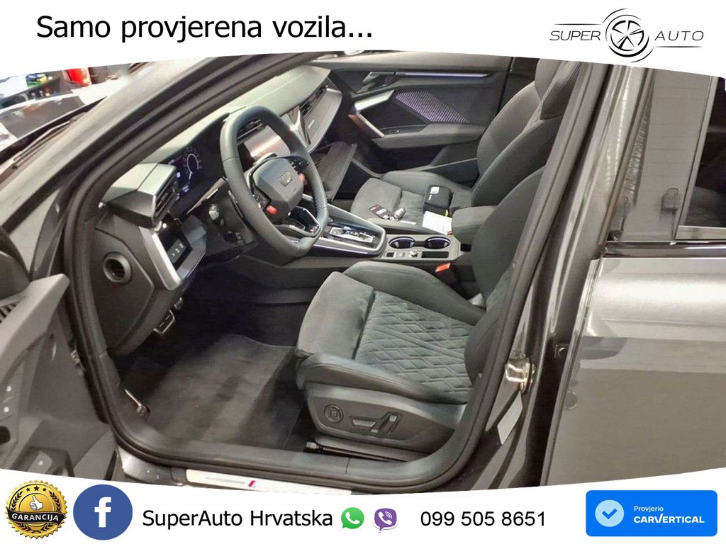 Audi RS3 Sedan 2.5 TFSI (400 KS) quattro S tronic LED+GR SJED+ACC